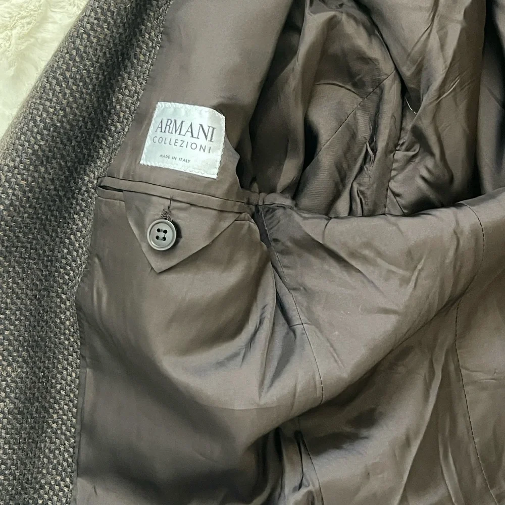 Armani Collezioni Charcoal Gray Blazer
